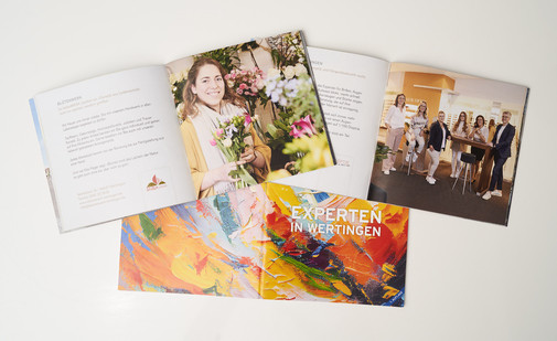 Bebilderung Messe Booklet